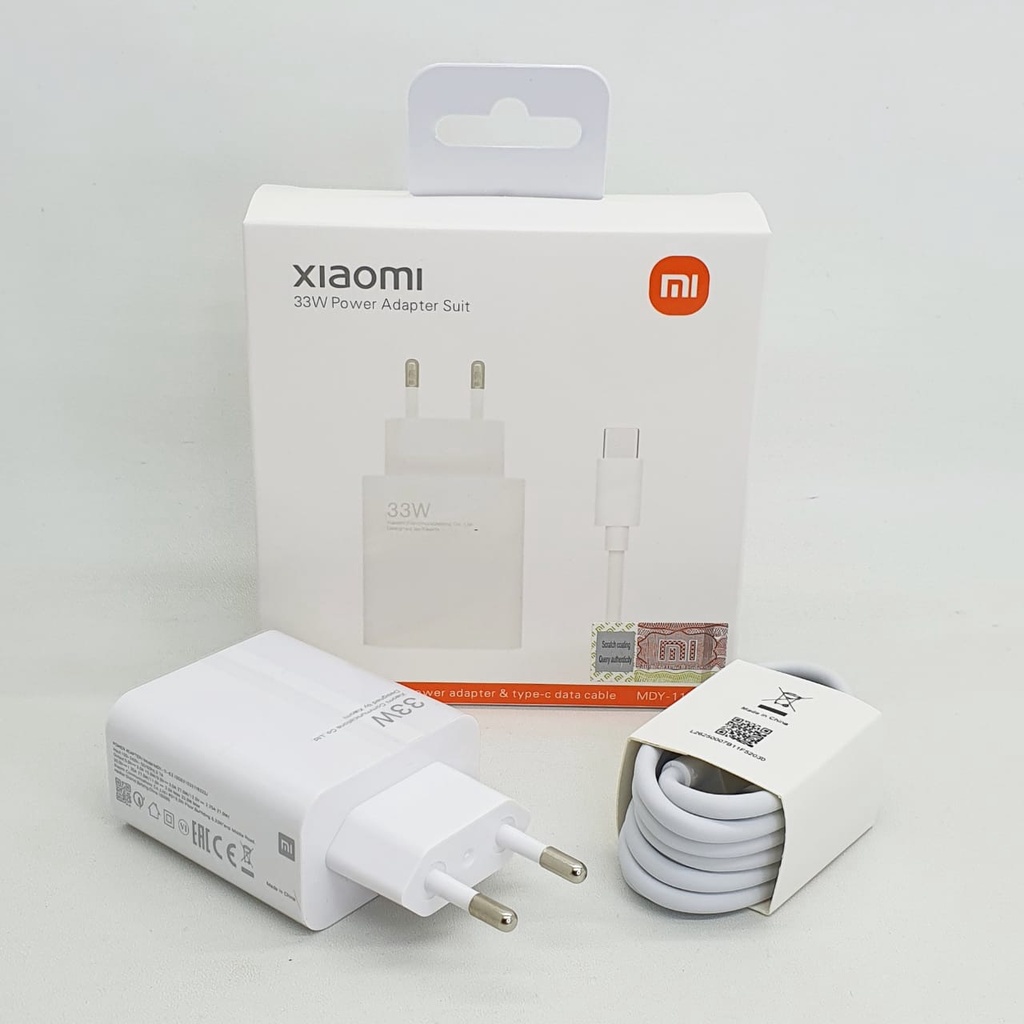 Charger XIAOMI 33 Watt Fast Charging MDY-11-EZ Tipe C Original 100%