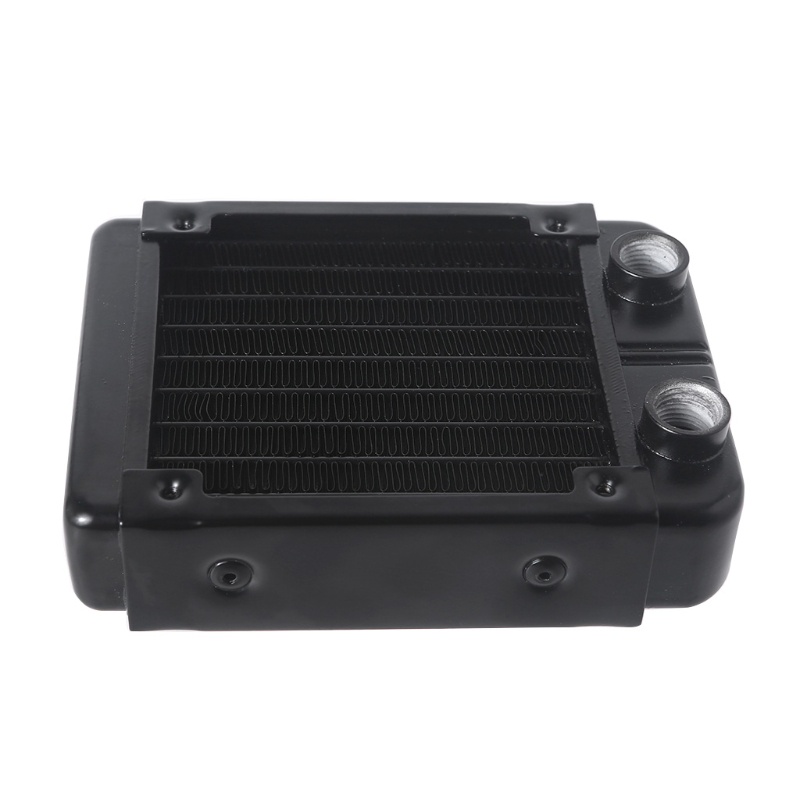 Bt G1/4Benang 90mm PC Penukar Panas Air Komputer Aluminium Heat Radiator Heat Sink Untuk Sistem Pendingin Air Komputer