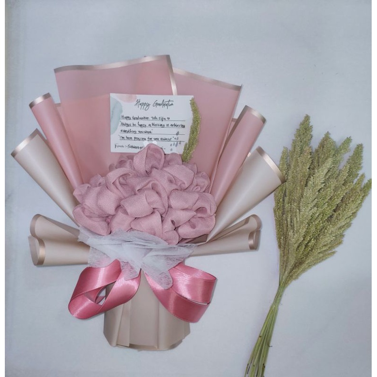 Bouquet Hijab/Buket Hjjab/Kado Ulang tahun/pernikahan/wisuda