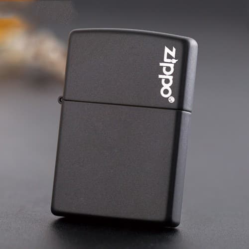 Korek Api Lighter Zippo Grade Ori Hitam Bonus Box