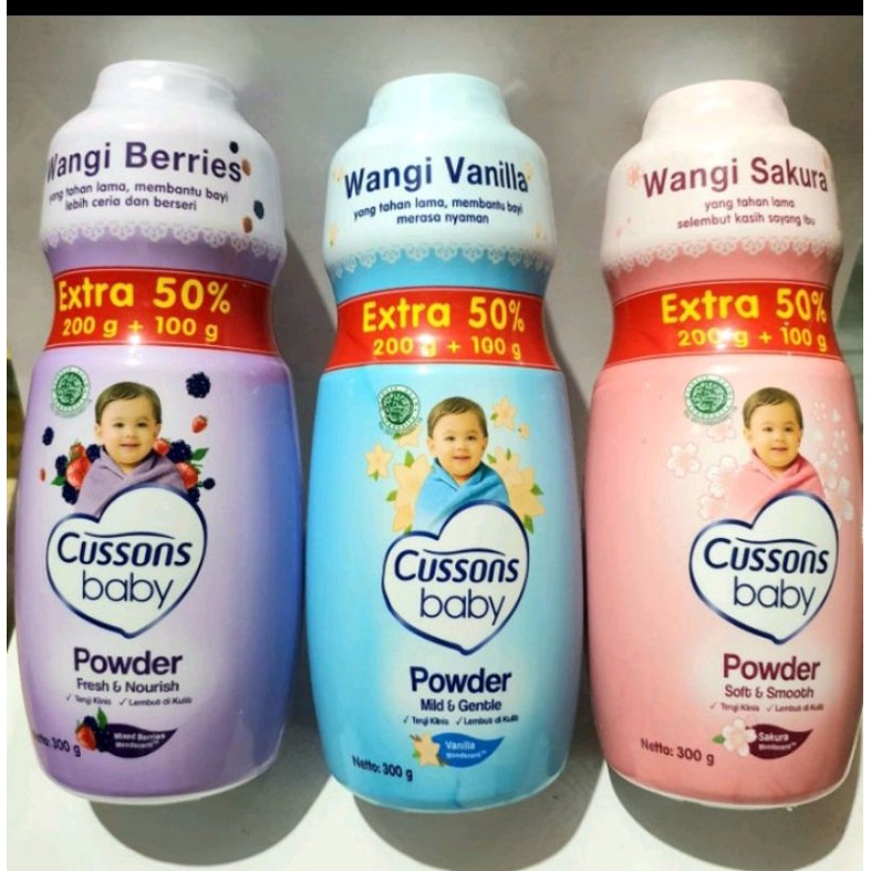 bedak Cussons 200+100