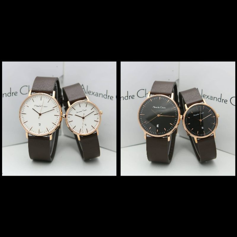JAM TANGAN COUPLE ALEXANDRE CHRISTIE AC 8420 ORIGINAL