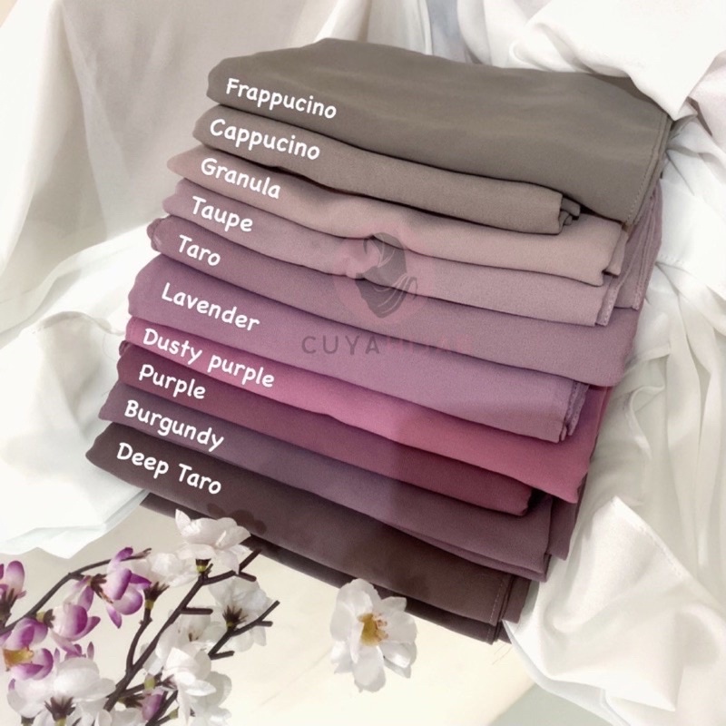 50+WARNA PASHMINA MALAY CERUTYBABYDOLL 180 X 75 Cm [PART 1] TERLARIS MURAH || CUYASHOP CUYAHIJAB SBY-Warna Prt 2💐