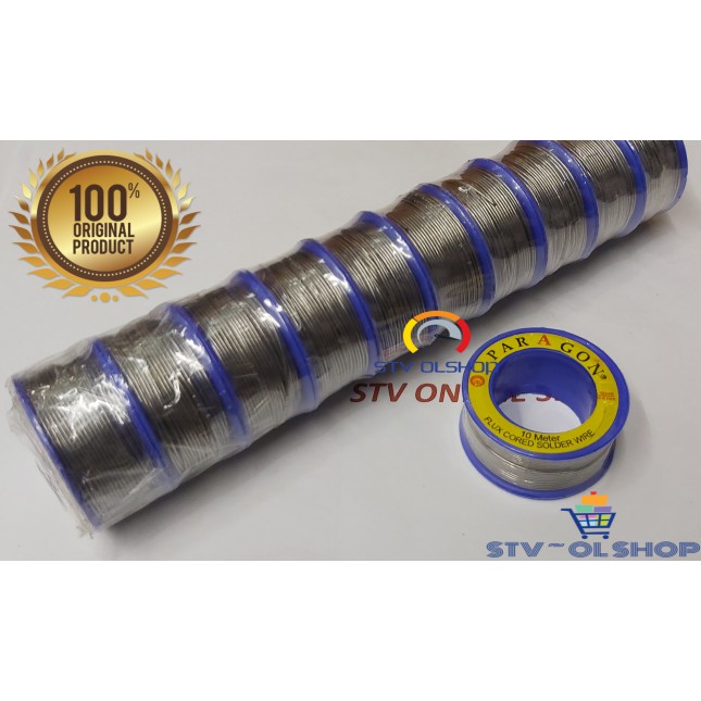 Timah Solder Paragon 10 Meter / Timah Kecil Paragon 0,8 mm 60/40