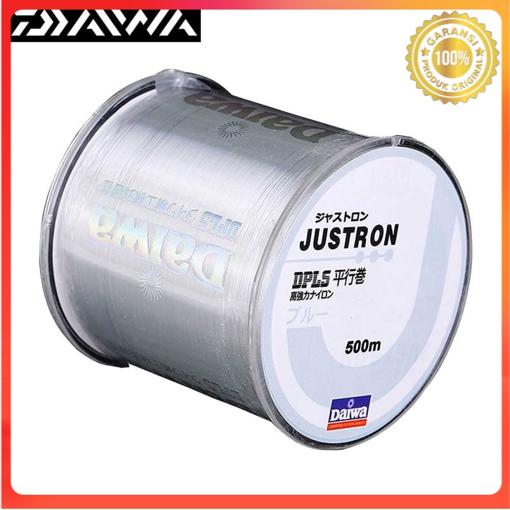 DAIWA JUSTRON Senar Tali Benang Pancing Nylon Series Braided 500M DPLS  kuat anti keriting murah dan