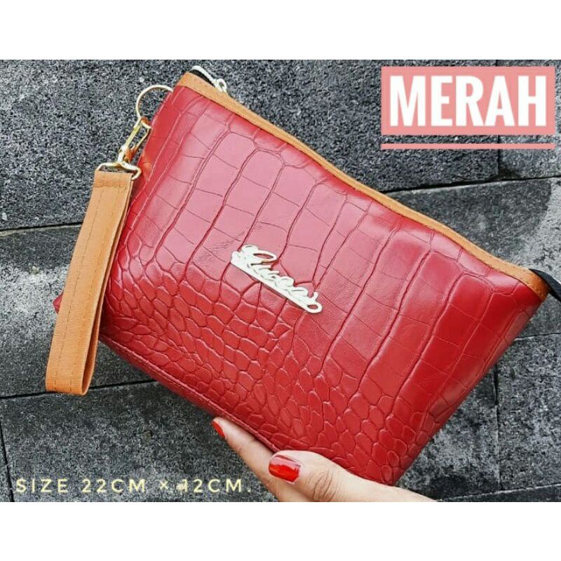 Pouch Kosmetik Croco Wanita Dompet Wanita Murah Tempat Makeup COD