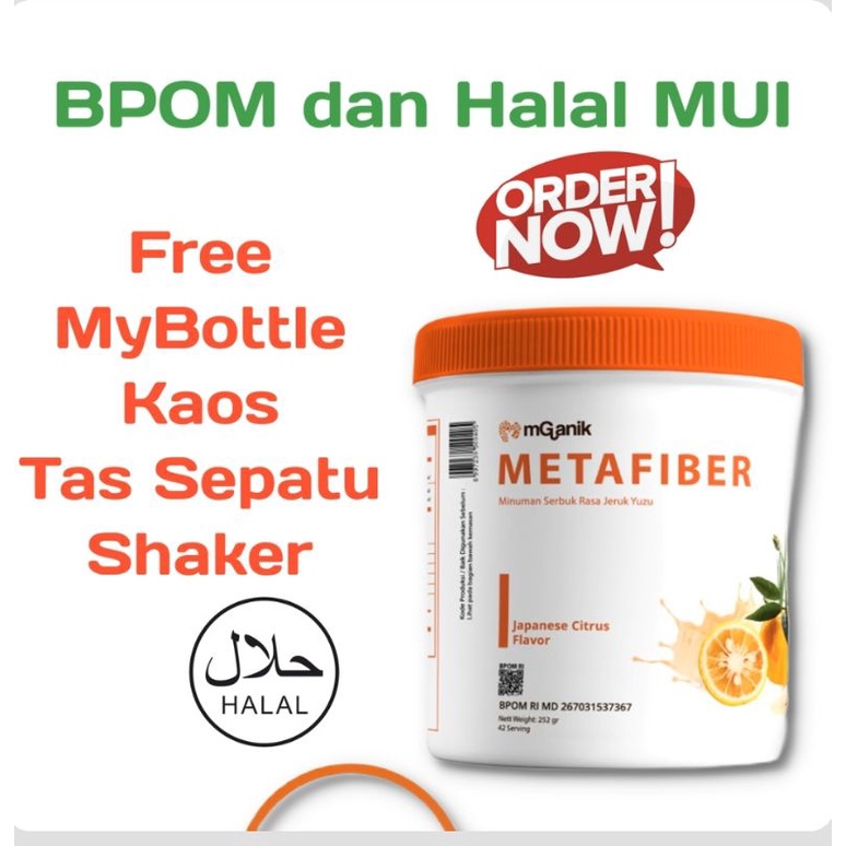 Mganik Metafiber - Suplemen Serat untuk Cegah Gula Darah