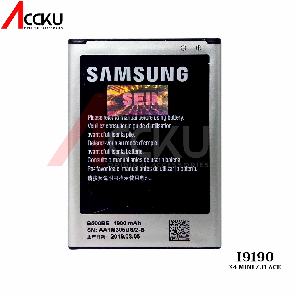 BATTERY SAMSUNG I9190 GALAXY S4 MINI  BATERAI SAMSUNG J1 ACE J111 B500AE ORIGINAL