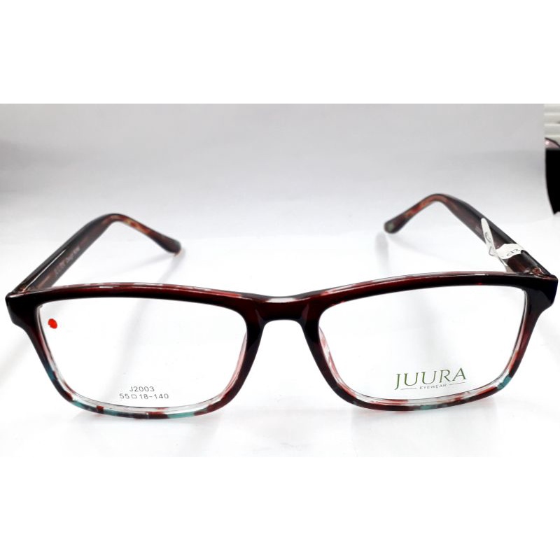 Kacamata Juura Unisex Full Frame J2003 Col.12 (Tortoise Red)