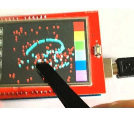 TFT LCD Touch Screen 2.4" Shield untuk Arduino