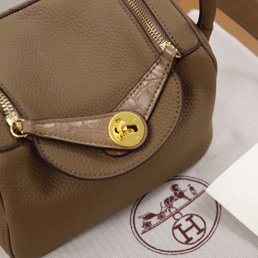 BAG Mini Gold Hardware 20Cm in Togo Leather 711