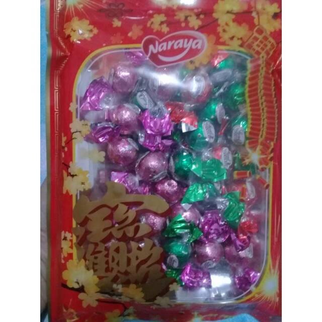 Naraya bola coklat / imlek / import malaysia