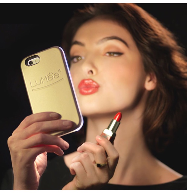 Lumee Led Glam Case For iPhone 6 ( 100% Copy Authentic, With Blackring On Camera ) New Colour, Gold!