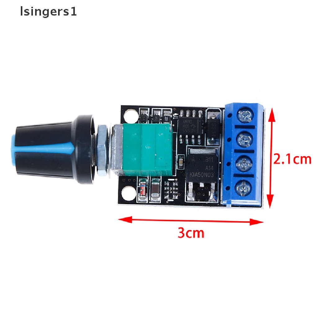 (lsingers1) Governor regulator Kecepatan motor DC PWM 5V 12V 10A