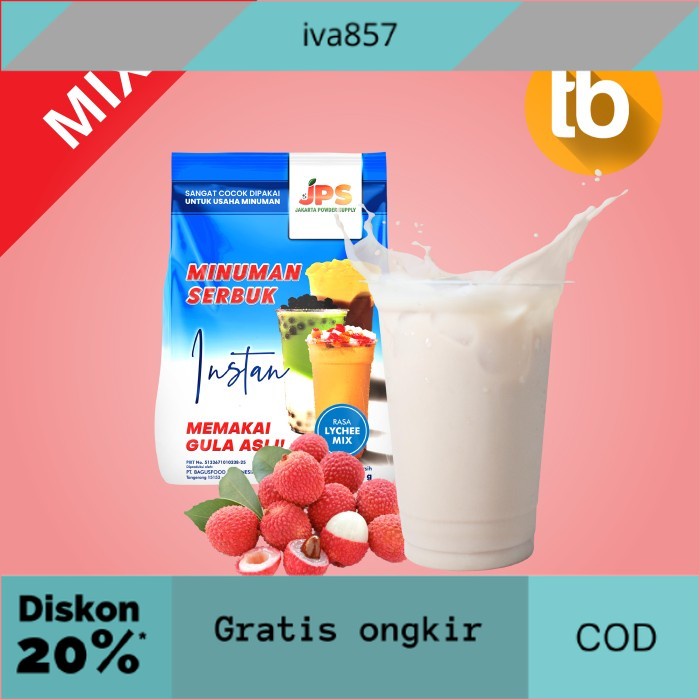 

PROMO JPS Lychee (Leci) Mix (Bubuk Minuman Dan Makanan) 1kg GRATIS ONGKIR