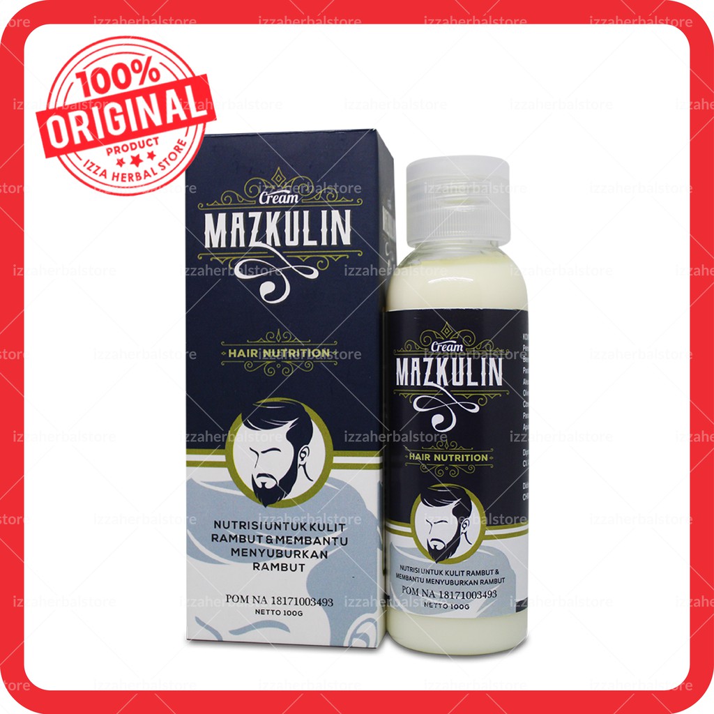 MAZKULIN Cream Nutrisi Penumbuh Penyubur RAMBUT Untuk Pria Wanita Balita Hair ORIGINAL BPOM