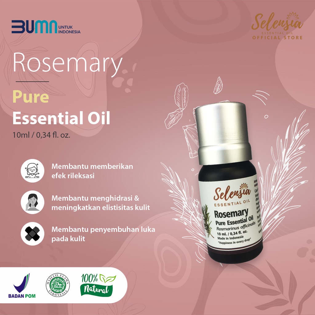 Jual Rosemary Essential Oil Minyak Pure Rosemary Murni 100% Alami ...