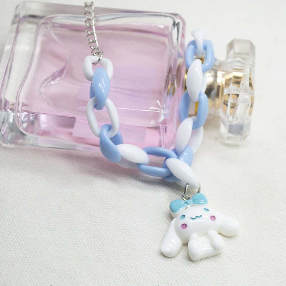 Needway  Sweet Best Friend Bracelets Cute Female Jewelry Cartoon Bracelet Couples Men Korean Girls Simple Big Ear Dog Acrylic/Multicolor