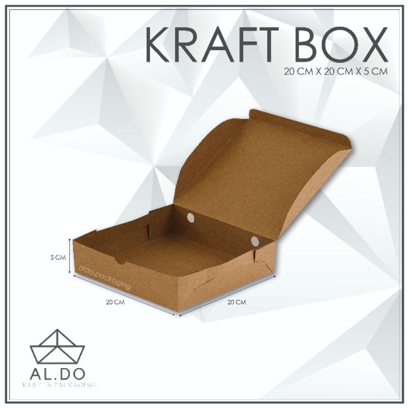 

KARTON KRAFT UKURAN 20 X 20 X 5 (NO PE)