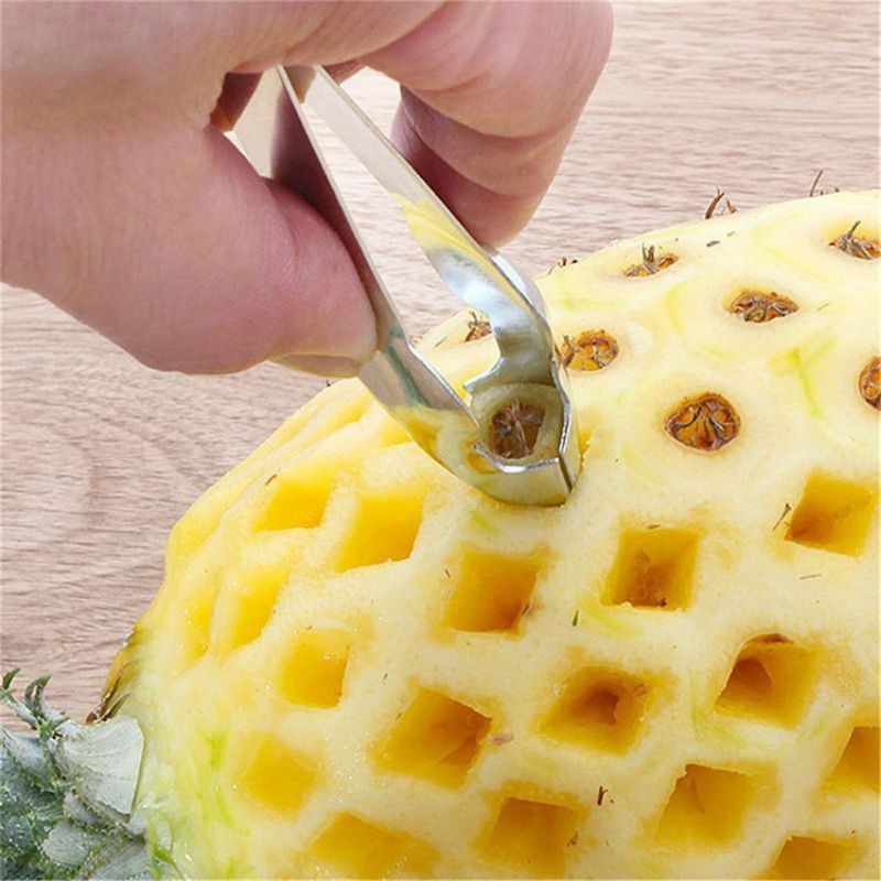 PENCABUT MATA NENAS PINSET CABUT MATA NENAS PENJEPIT MATA NENAS CAPITAN EYE PINEAPPLE SKIN FRUIT SLICER STAINLESS STELL PINSET BUAH ALAT PENCABUT MATA NENAS