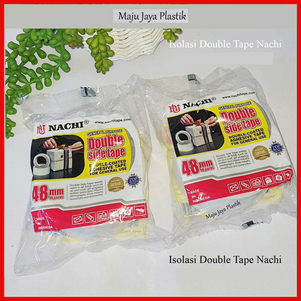 

ISOLASI 2 SISI BOLAK BALIK DOUBLE TAPE 12mm 24mm 48mm isolasi Selotip 2 Sisi Double Side