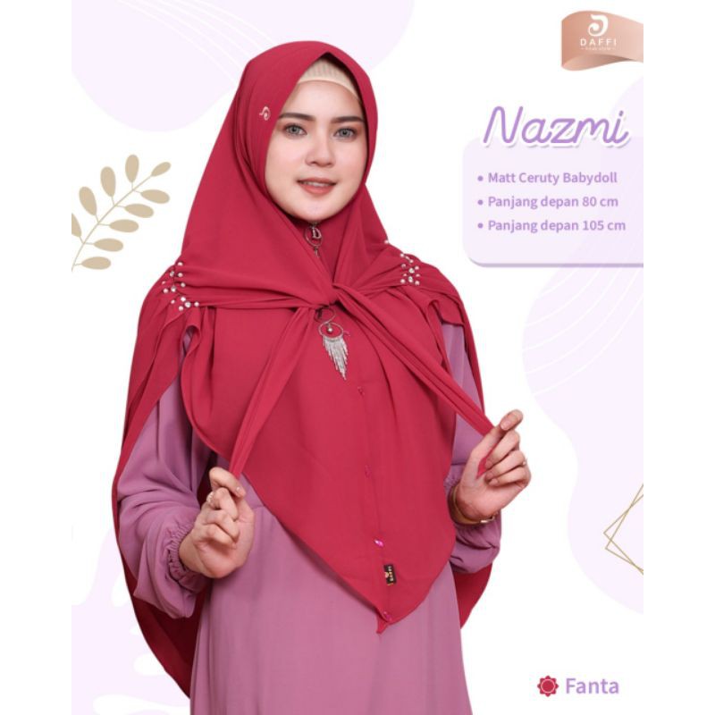 Jilbab Instan Bergo Khimar Nazmi Daffi Hijab