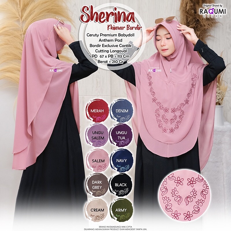 SHERINA BORDIR KHIMAR CERUTY BABYDOL