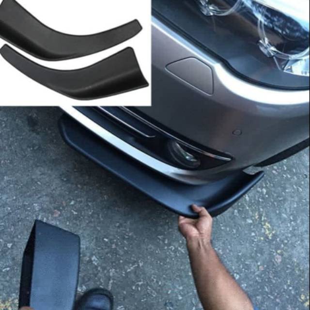 winglet diffuser front bumper mobil universal