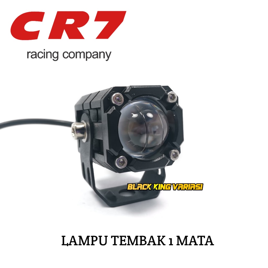 Lampu Tembak Led Foglamp SQL 1 Mata Laser Gun Putih Kuning 2 Warna Waterproof Lampu Sorot Motor SQL