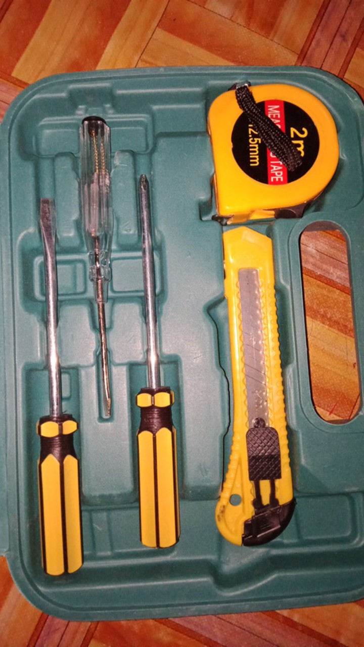 Cod - Tool Master (gj4)/ Alat Tukang Perkakas Repairing Tool Set 9 In 1 Servis Maintenance