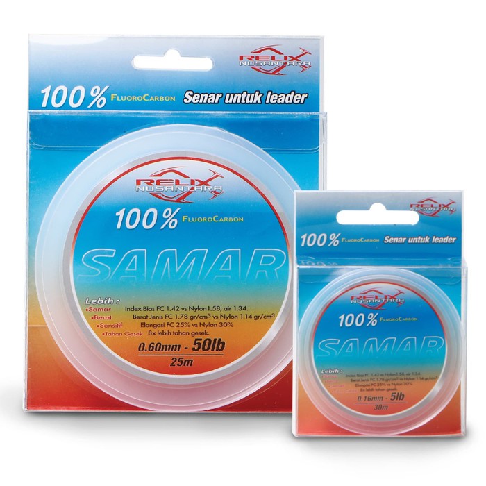 Leader Relix Nusantara Samar 5lb, 8lb, 10lb, 12lb, 15lb, 18lb, 20lb, 25lb, 30lb, 40lb, 50lb