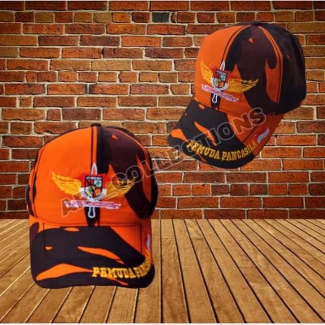 Topi loreng pemuda pancasila/topi army full bordir