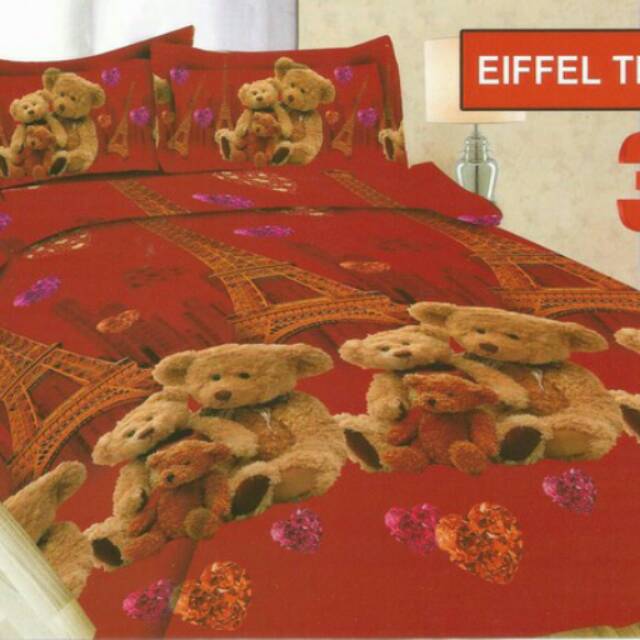 Sprei bonita uk 180x200 bantal 4