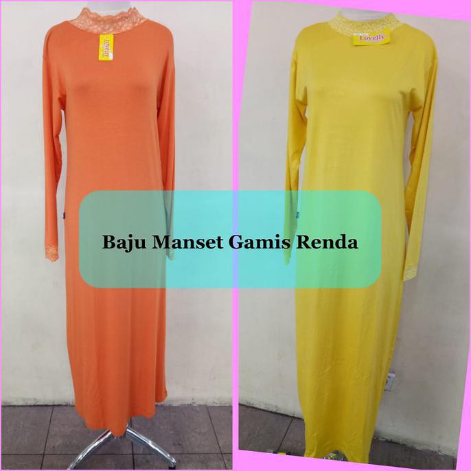 TOKO TUNIK  MURAH MANSET GAMIS RENDA | BAJU GAMIS RENDA | DALAMAN GAMIS POS1
