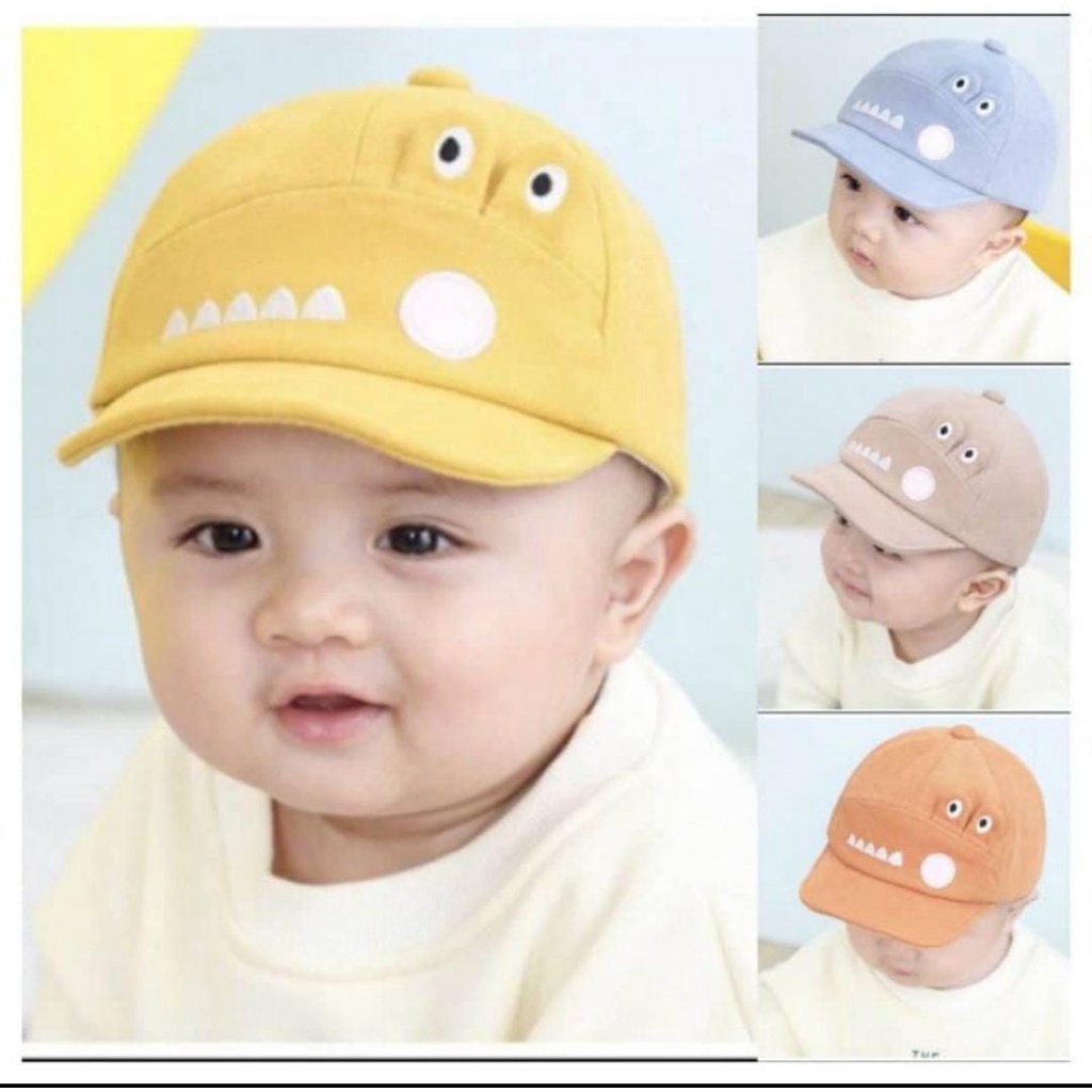 Topi ANAK motif Crocodile / Topi Aligator Topi anak perempuan laki laki fashion