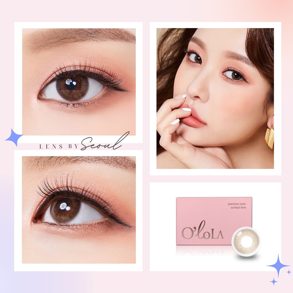 LENSBYSEOUL Olola Dewie - Brown Korea Natural Contact Softlens