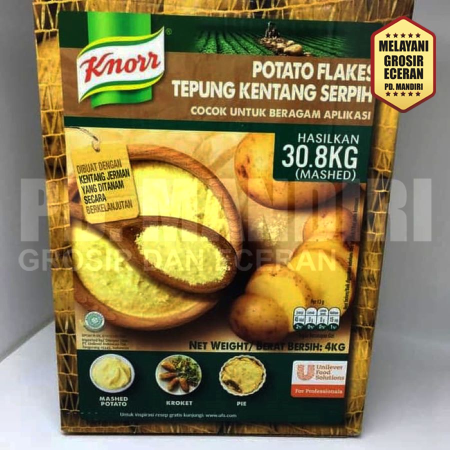 

KNORR POTATO FLAKES 4 KG