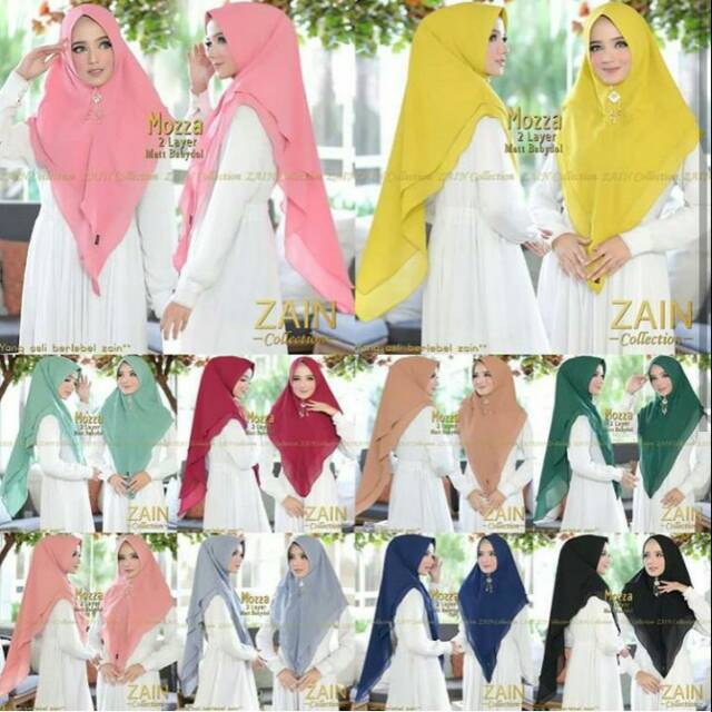 khimar mozza original zain collection
