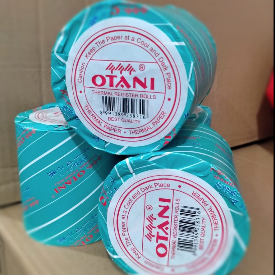 OTANI 80X80 KERTAS THERMAL STRUK OTANI 80x80 MM CORE 17 KASIR PRINTER EPSON TMT82