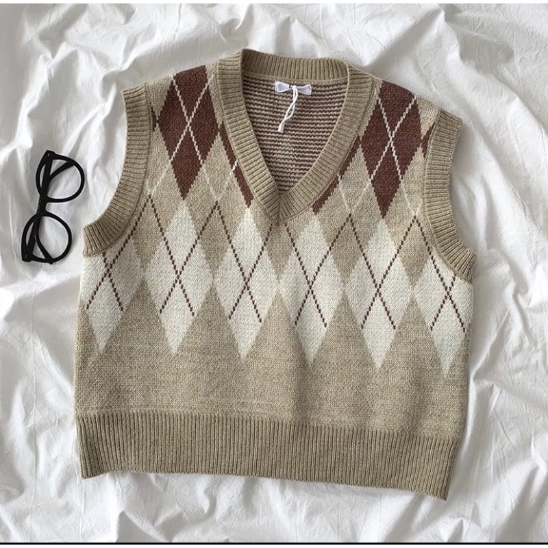 argyle vest