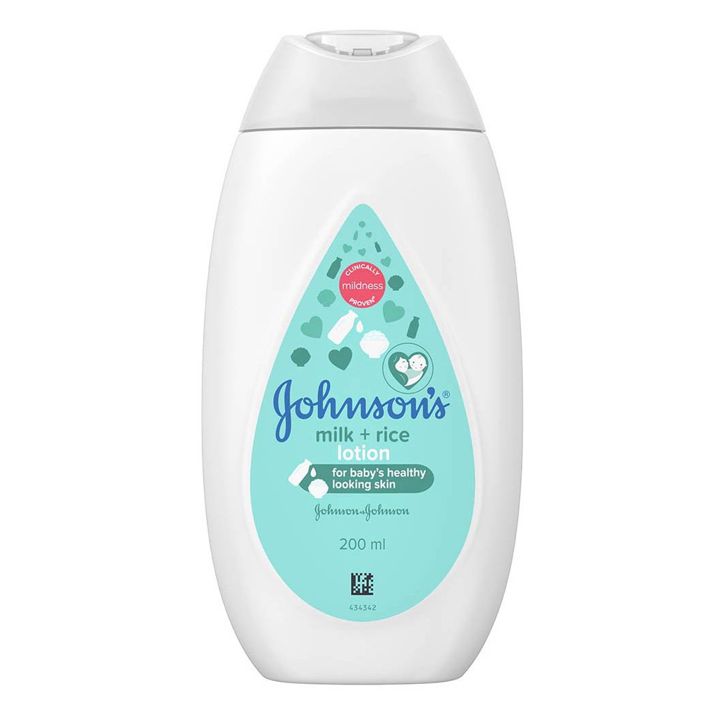 Johnson's baby lotion milk+rice 200ml