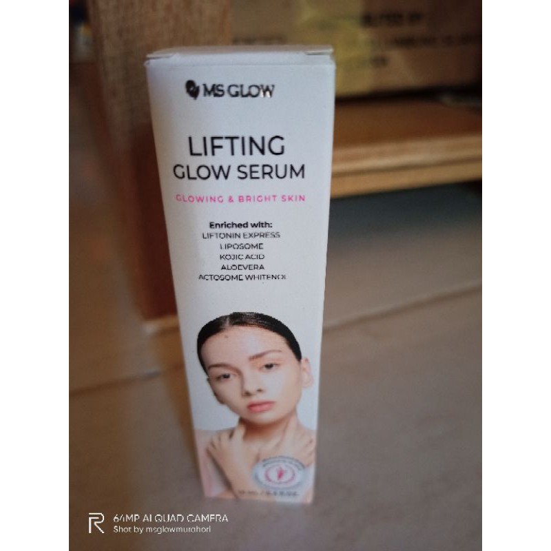 LIFTING SERUM MS GLOW UNTUK MENGECILKAN PORI PORI