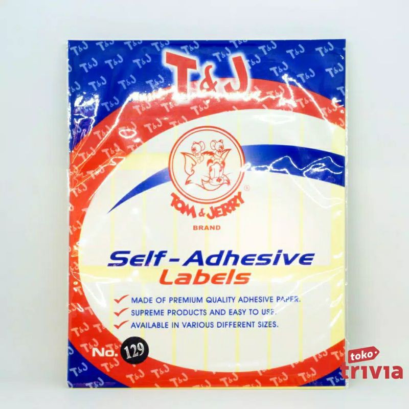 

Tom and jerry label 129 T&j labels no. 129 self-adhesive 1Pack saja