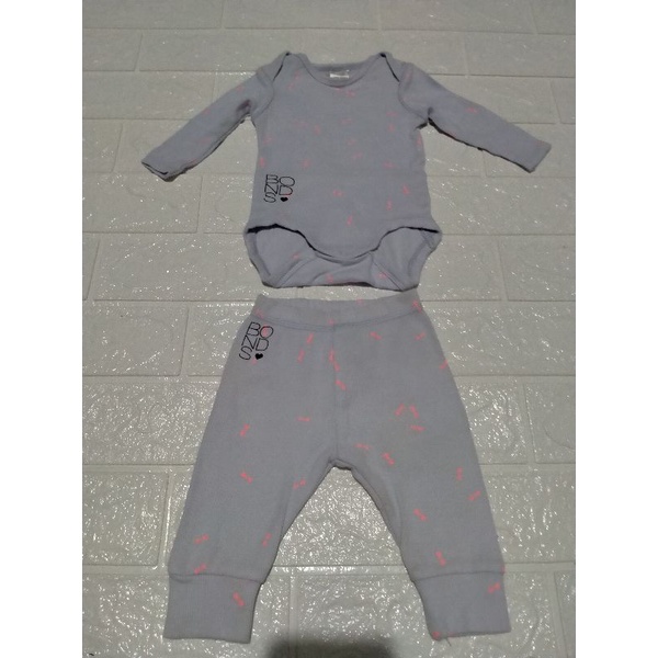 Preloved Set Bonds Baby 2in1 Soft Purple Preloved Jumper Bonds Baby Preloved Romper Bonds Baby Prelo