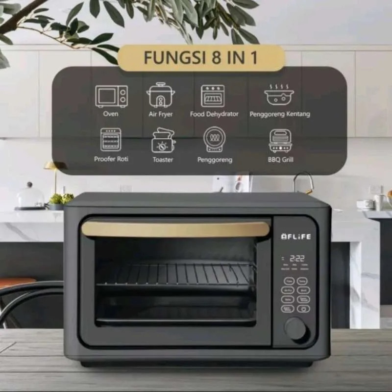 FLIFE DIGITAL AIR FRYER TOASTER OVEN OV24ED 24 LITER