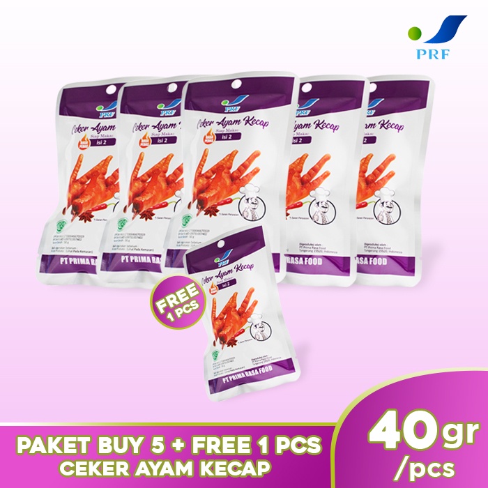 

Prima Rasa Food - Ceker Ayam Kecap Isi 2 Siap Makan - Makanan Siap Saji - Makanan Instan - BUY 5 GET 1