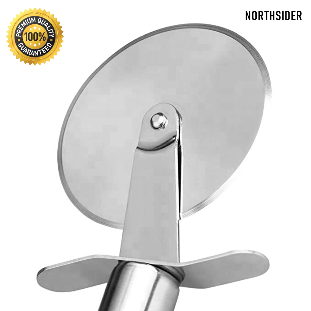 PIZZA CUTTER | PISAU PEMOTONG PIZZA - KUE STAINLESS 2790B | PISAU RODA