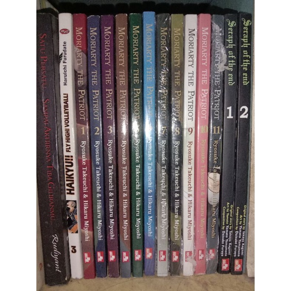 Komik Moriarty The Patriot Indo Ver. (Preloved/No segel) Vol 1, Vol 2, Vol 3, Vol 4, Vol 5, Vol 6, V