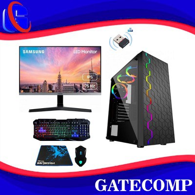 PC Gaming Lengkap Intel i7 4790 / GTX 750Ti 4GB  / DDR3 16GB / SSD 120GB / 24 CURVED