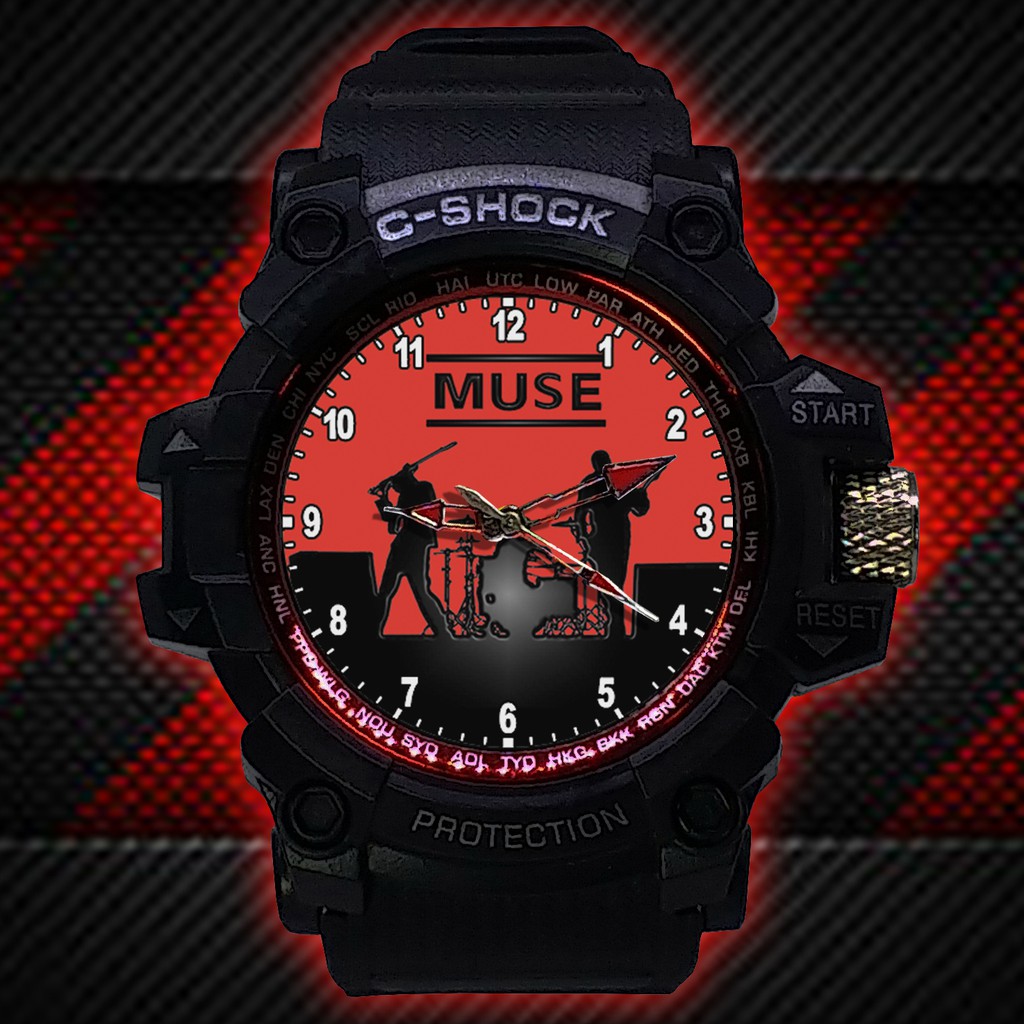 (ISTIMEWA BOSSQUE) JAM TANGAN MUSE LIST MERAH - EXCLUSIVE 1